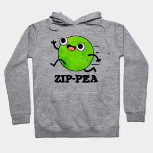 Zip-pea Cute Zippy Pea Pun Hoodie